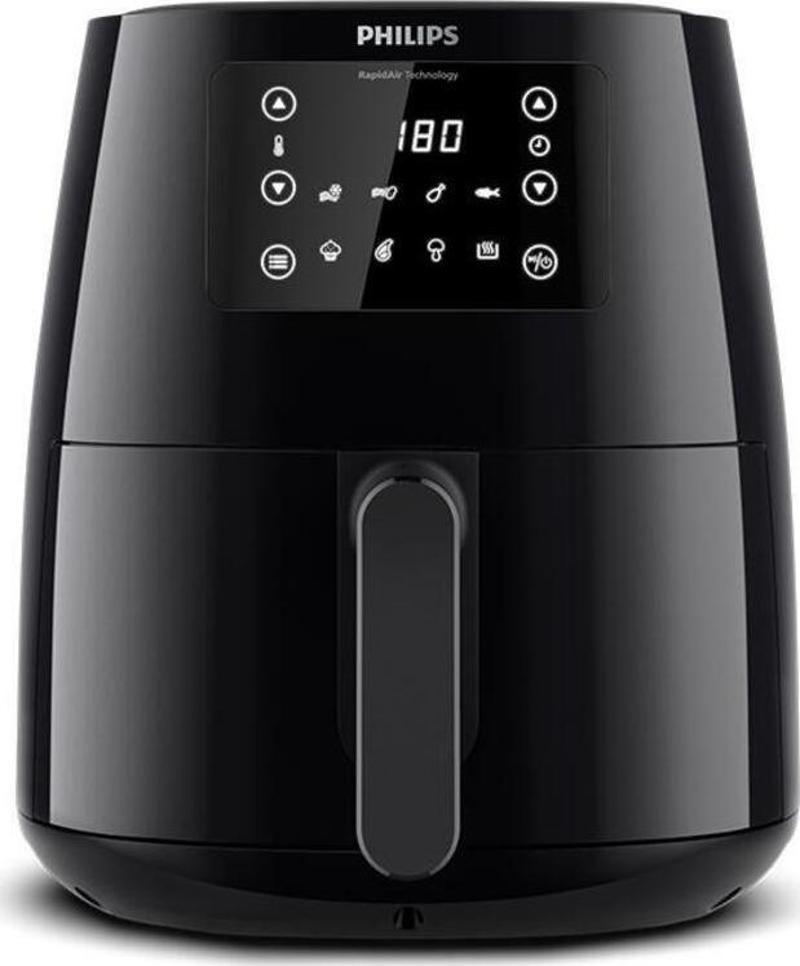 3000 Serisi Airfryer, 0.8Kg, 4.1L Kapasite, Siyah, Hd9243/90