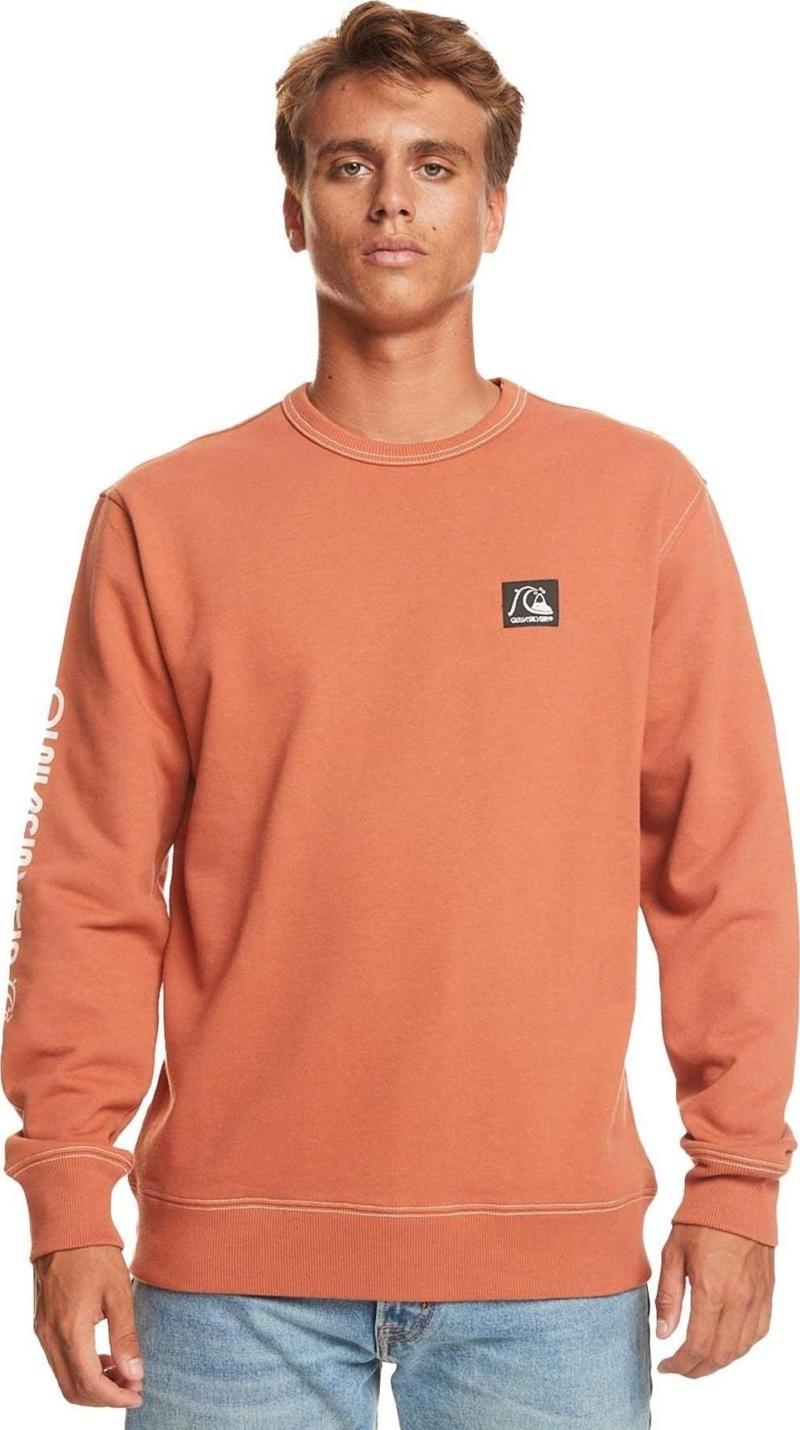 Quıksılver Ls Tekstil Sweatshırt Baked Clay Erkek Sweatshirt