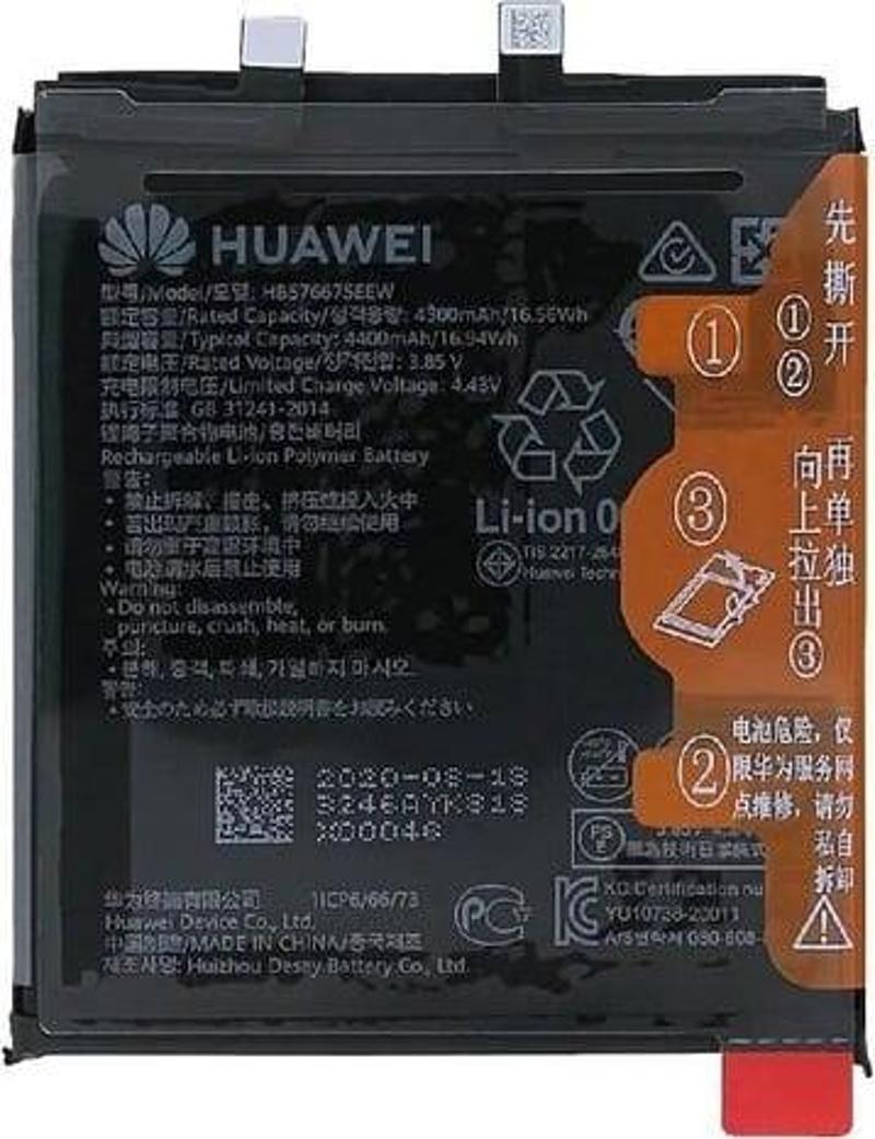 Huawei Mate 40 Pro Batarya Pil Hb576675Eew 4400 mAh