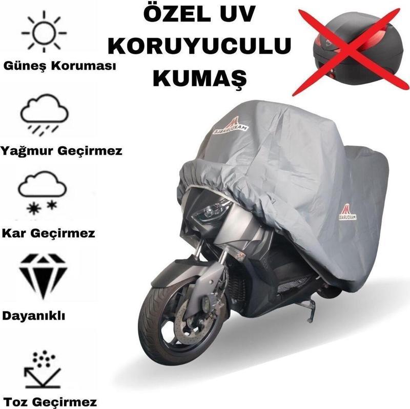 Rks R250 Uyumlu Motor Brandası Miflonlu Su Geçirmez Uv Korumalı