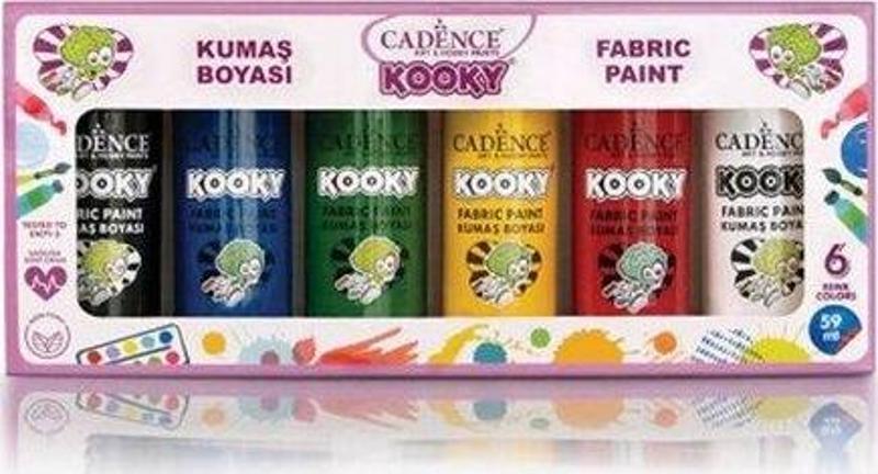 Kumaş Boyası Set1  6X59Ml