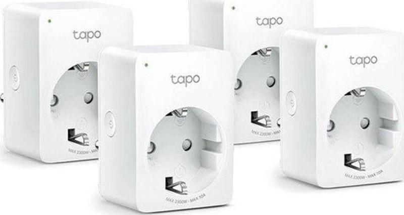 Tapo P100 Akıllı Mini Wi-Fi Soketi (4lü Paket)