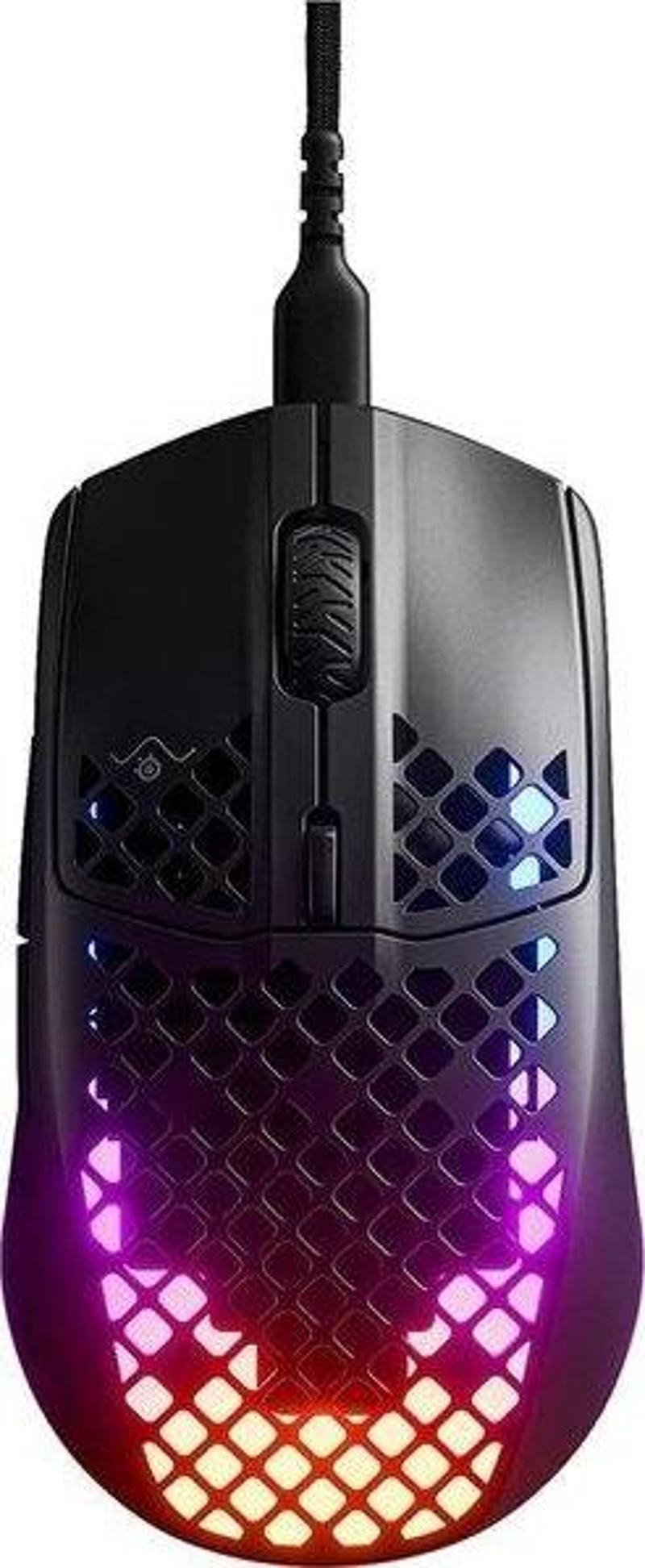 Aerox 3 RGB Onyx Kablolu Optik Oyuncu Mouse