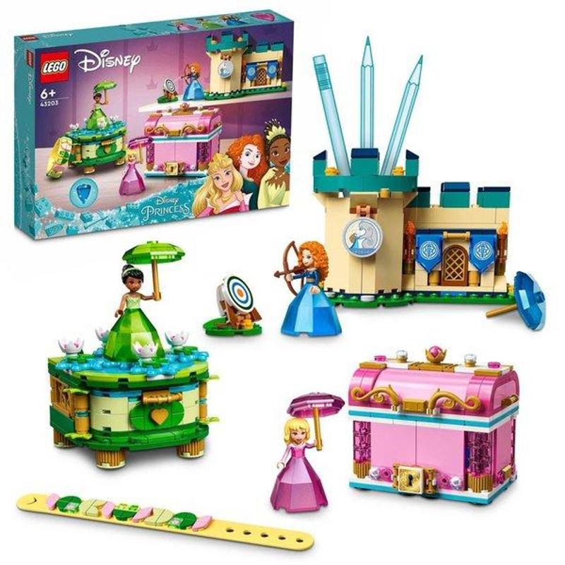LEGO Disney Princess LEGO Disney Aurora Merida ve Tiananın Büyülü Eserleri 43203