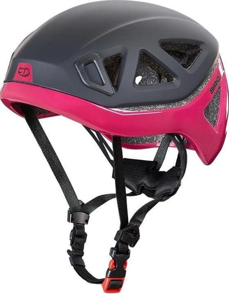 CT KASK SIRIO 52-57 CM GRİ - PEMBE