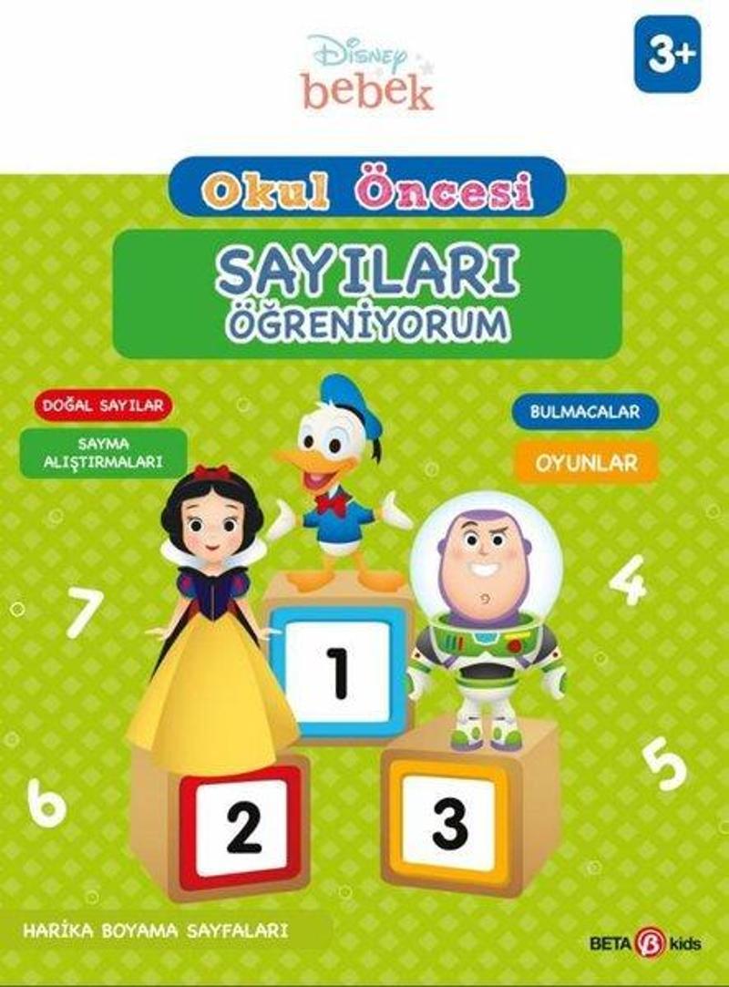 Disney Eğitsel Okul Öncesi Sayıları Öğreniyorum 3+Yaş