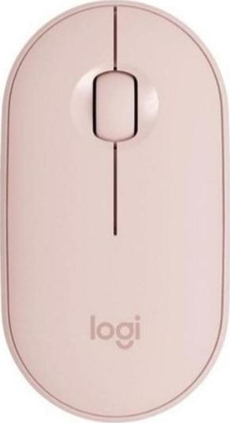 Pebble M350 910-005718 Pembe Sessiz Optik Kablosuz Mouse