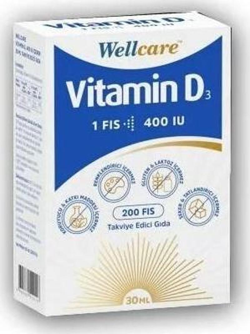 Vitamin D3 400 IU 30 ml