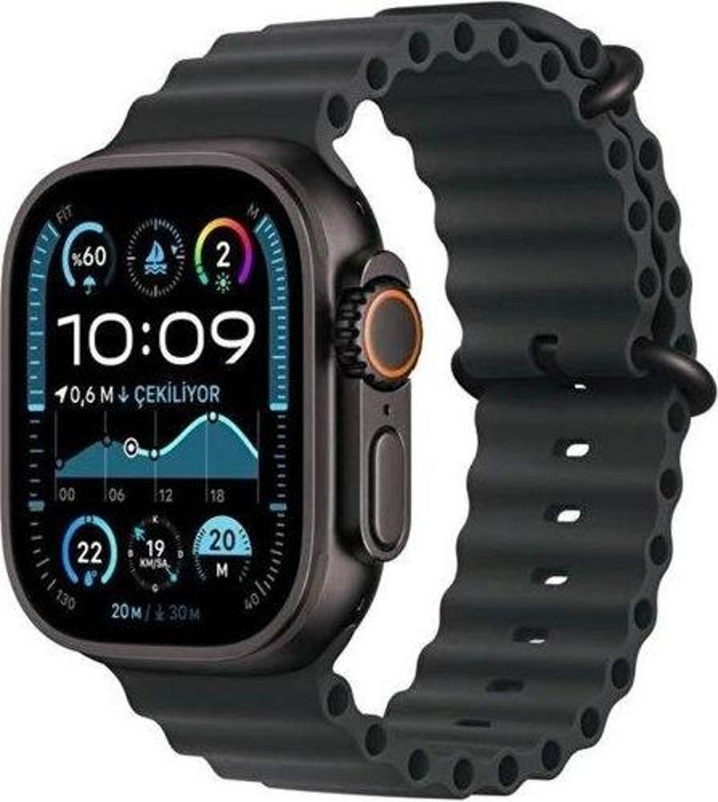 Watch Ultra 2 GPS + Cellular 49mm Case with Black Ocean Band