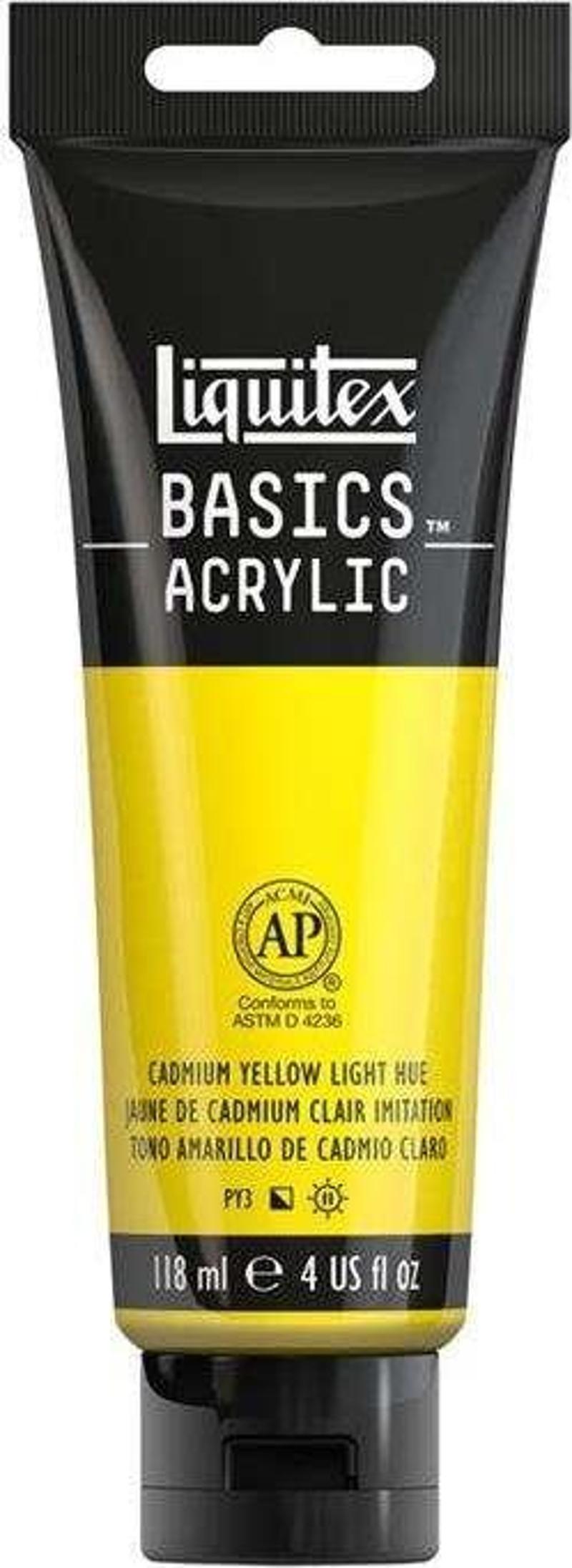 Liquitex Basics Akrilik Boya 118 ml Cadmium Yellow Light Hue 160