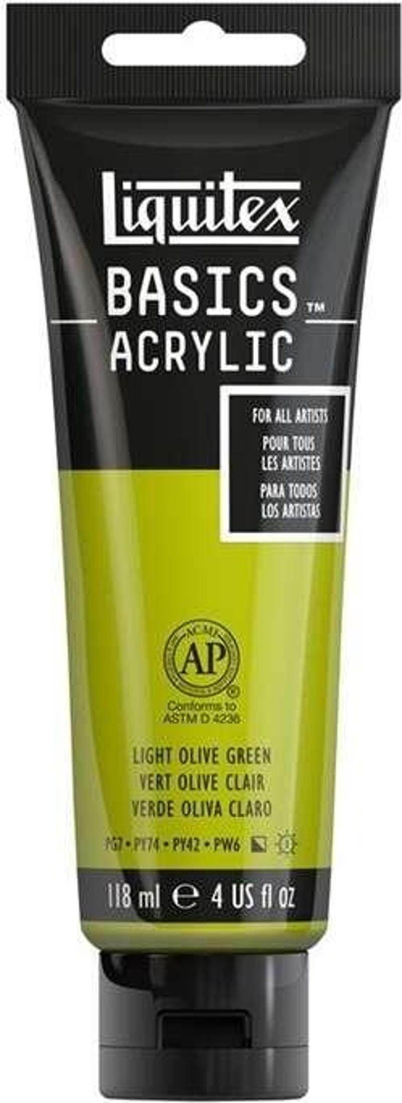 Liquitex Basics Akrilik Boya 118 ml Light Olive Green 218