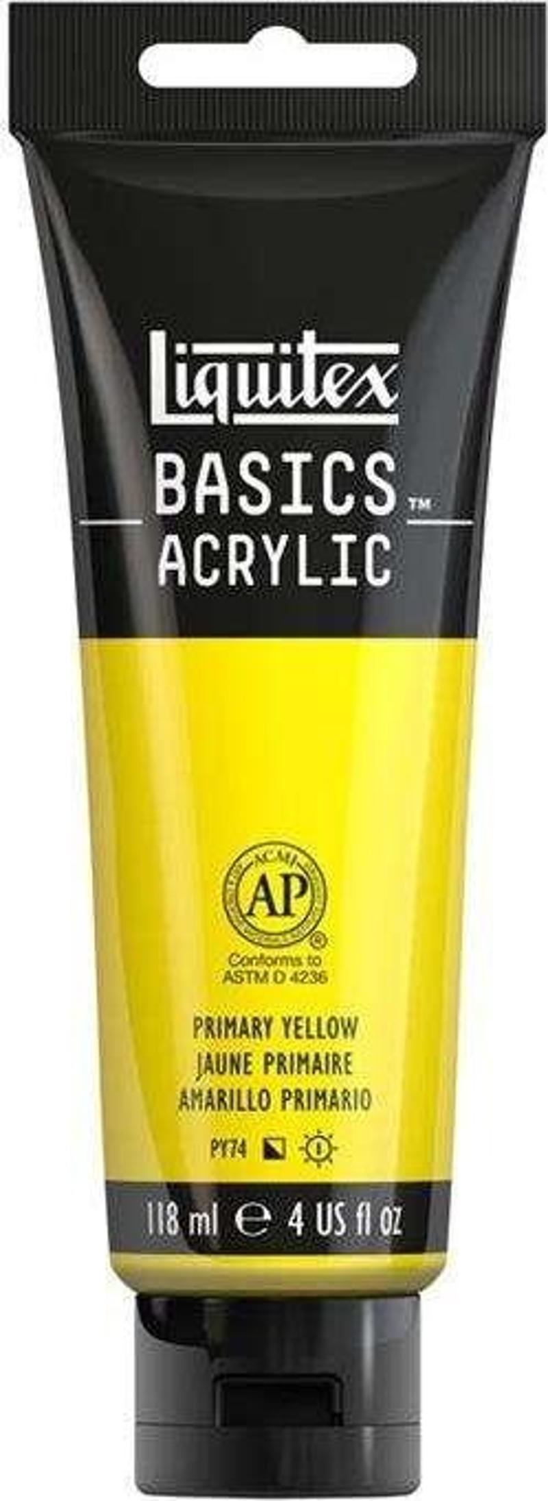 Liquitex Basics Akrilik Boya 118 ml Primary Yellow 410