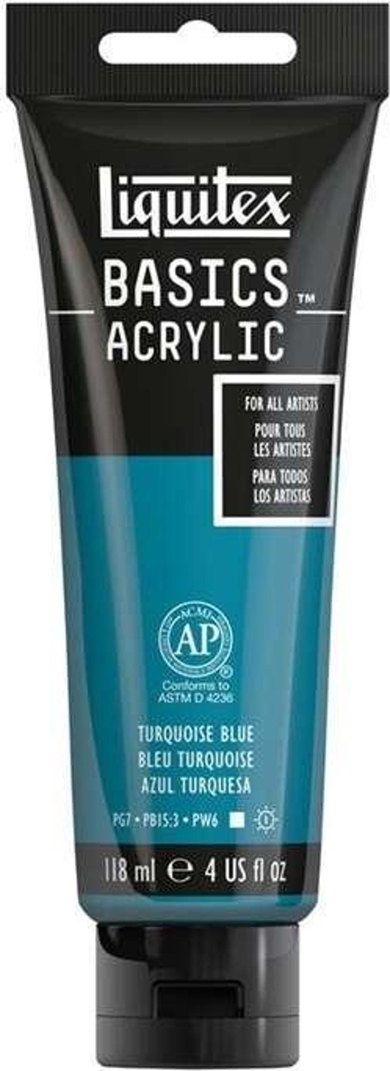 Liquitex Basics Akrilik Boya 118 ml Turquoise Blue 46