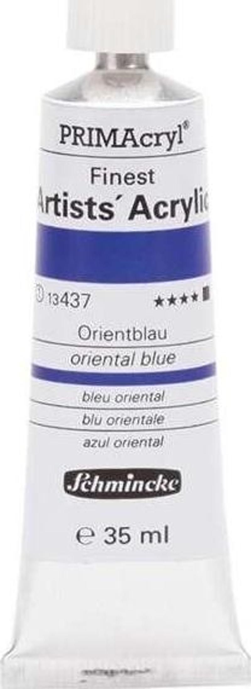 PRİMAcryl Artist Akrilik Boya 35 ml Seri 1 Oriental Blue 437