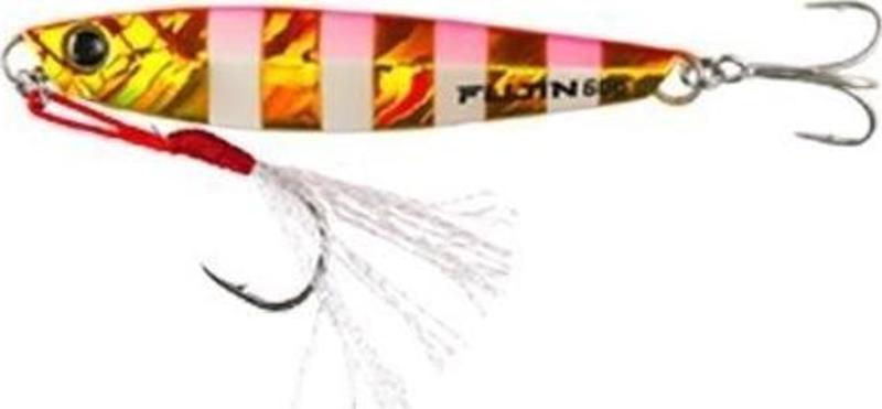 Jig-X 20gr Light Jigging Jig Yem MT20 Gold Pink Zebra Glow