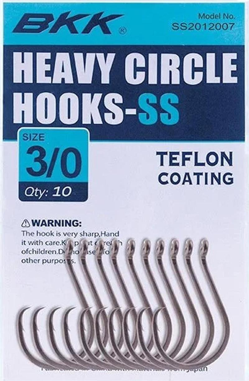 SS Heavy Circle 4/0 7 Pcs