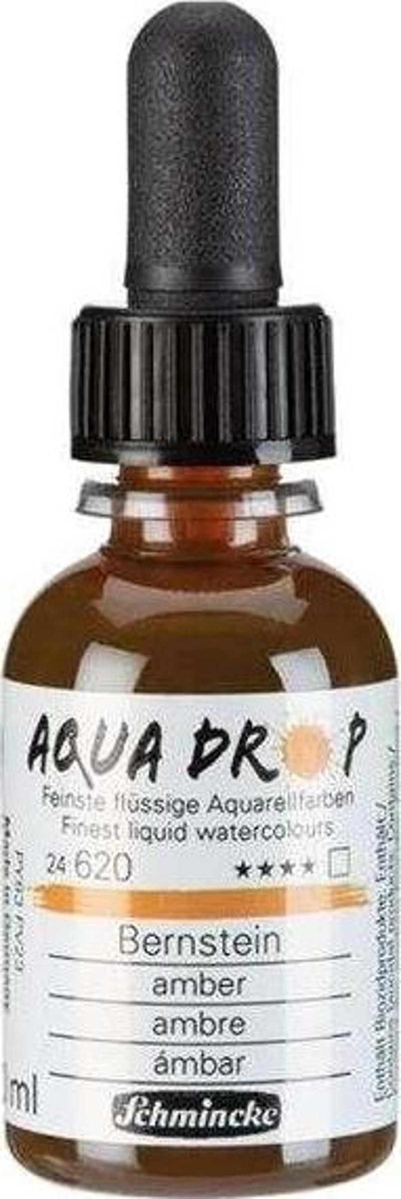 Aqua Drop Sıvı Sulu Boya 30 ml Amber