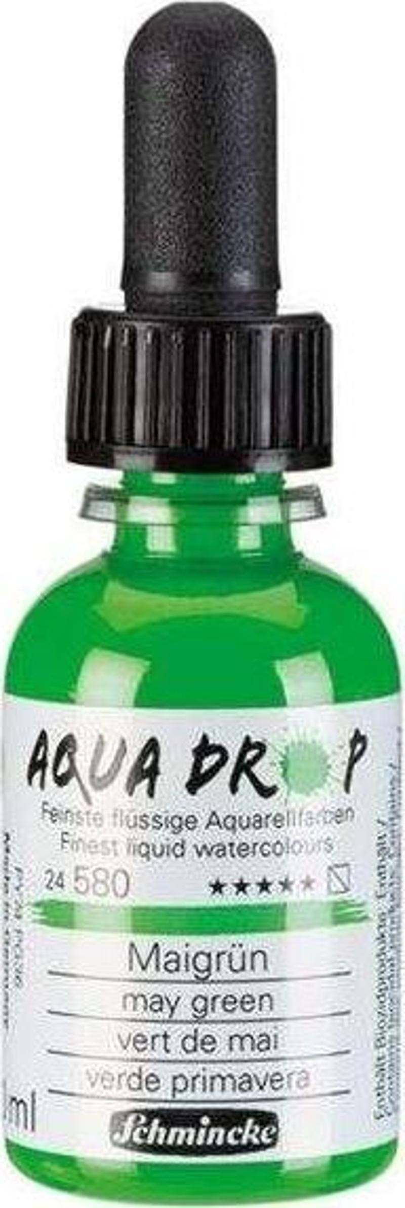 Aqua Drop Sıvı Sulu Boya 30 ml May Green