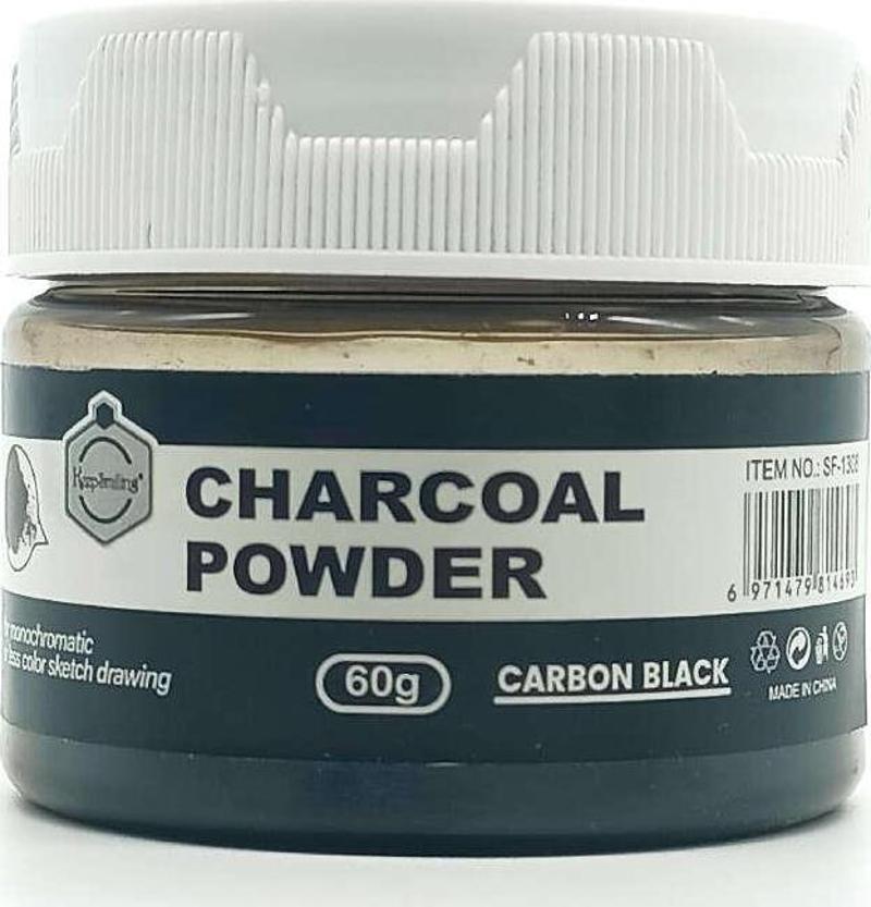 Charcoal Powder Kömür Tozu 60 gr Carbon Black SF-1308