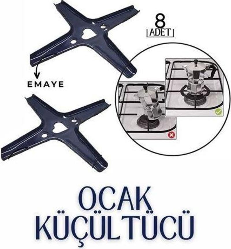 8 ADET Mutfak Gazlı Ocak Küçültücü  Brokis Design 719042  Top-tan Paket