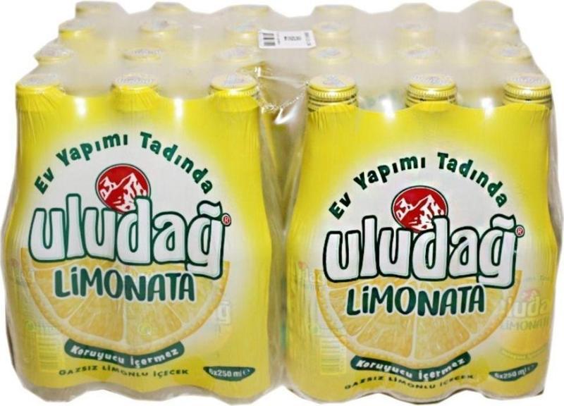 Cam Şişe Limonata 250 Ml 24 Adet