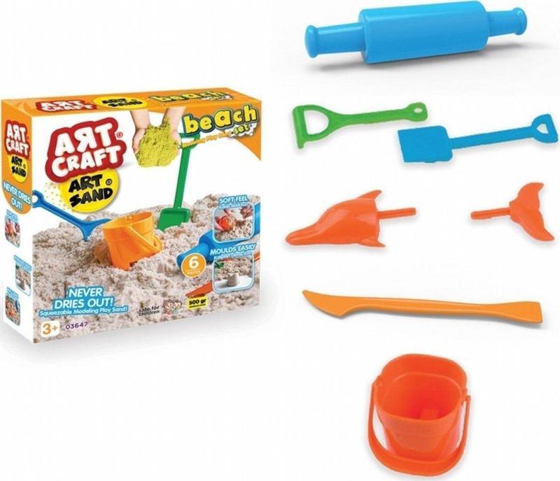 03647  Artsand Plaj Oyun Kum Seti 500 Gr