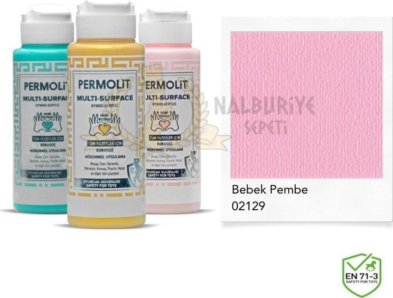 Multi Surface Akrilik Hobi Boyası BEBEK PEMBE 120 ml.