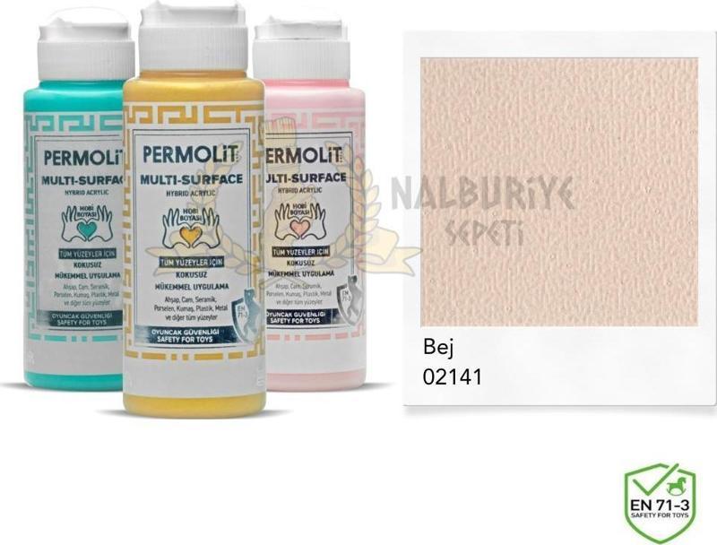 Multi Surface Akrilik Hobi Boyası BEJ 120 ml.