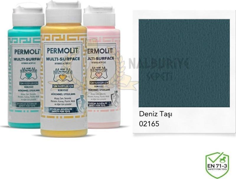 Multi Surface Akrilik Hobi Boyası DENİZ TAŞI 120 ml.