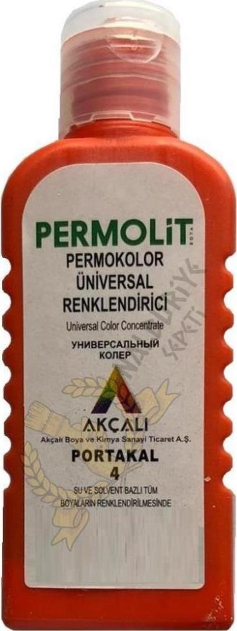 Üniversal Renklendirici Renk Tüpü PORTAKAL 50 ml.