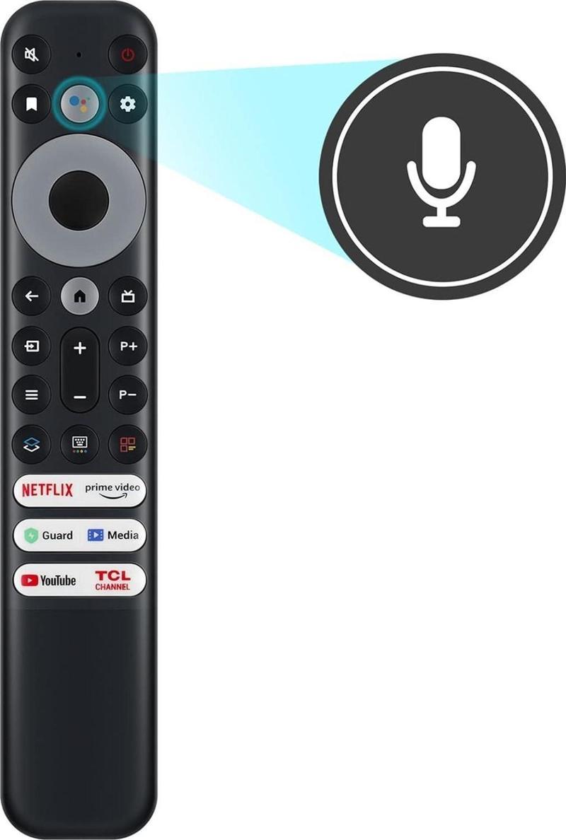 TCL 43C645 Mikrofonlu Smart Tv Kumanda