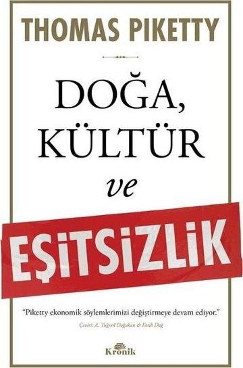 Doğa Kültür ve Eşitsizlik