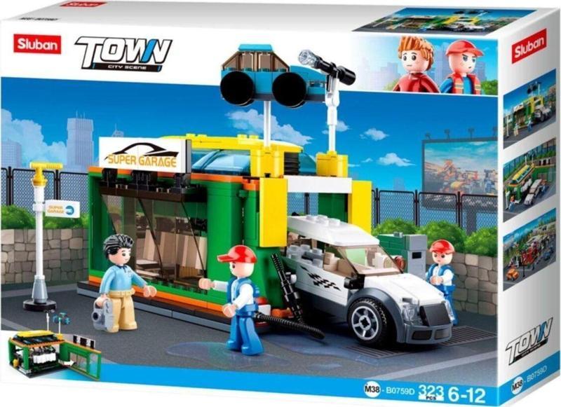 Town Araba Yıkama Dükkanı 323 Parça Lego Set