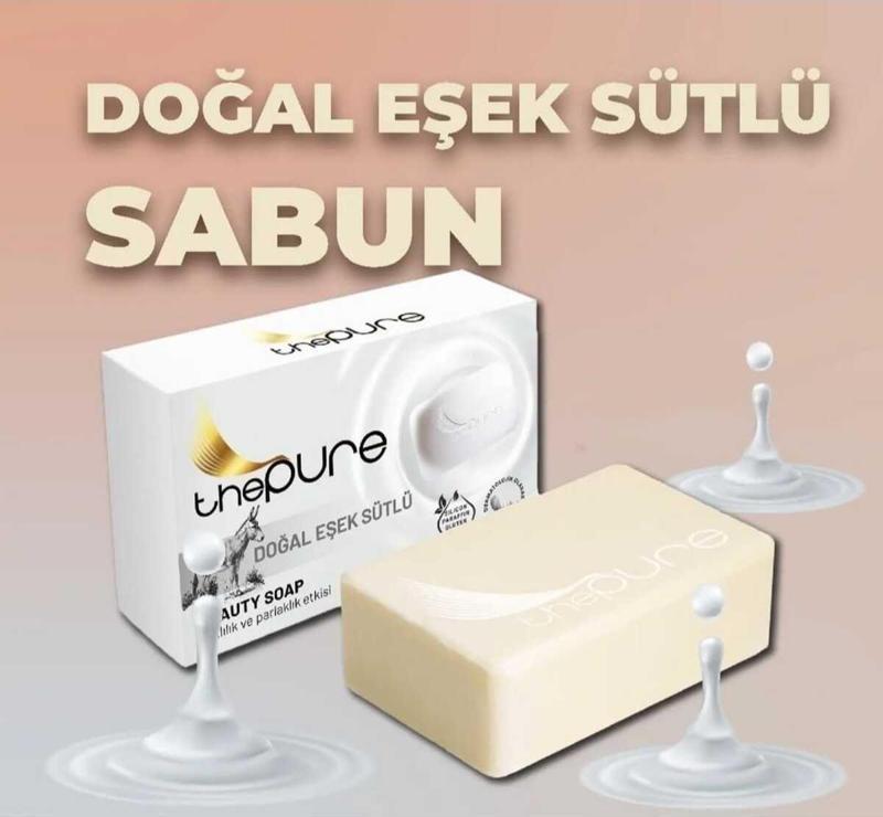 The Pure Doğal Eşek Sütlü Sabun ( 100 Gr ) *4 Adet