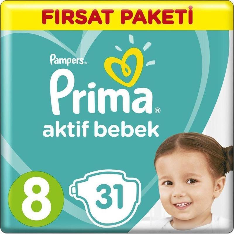 Aktif Bebek Fırsat Paketi 8 No 31'Li