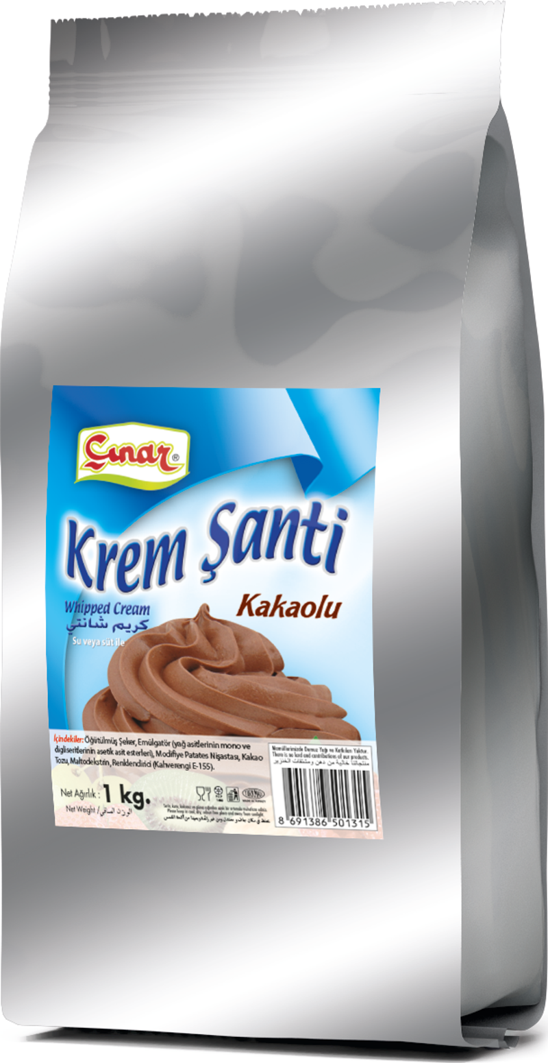 KREM ŞANTİ KAKAOLU 1 KG