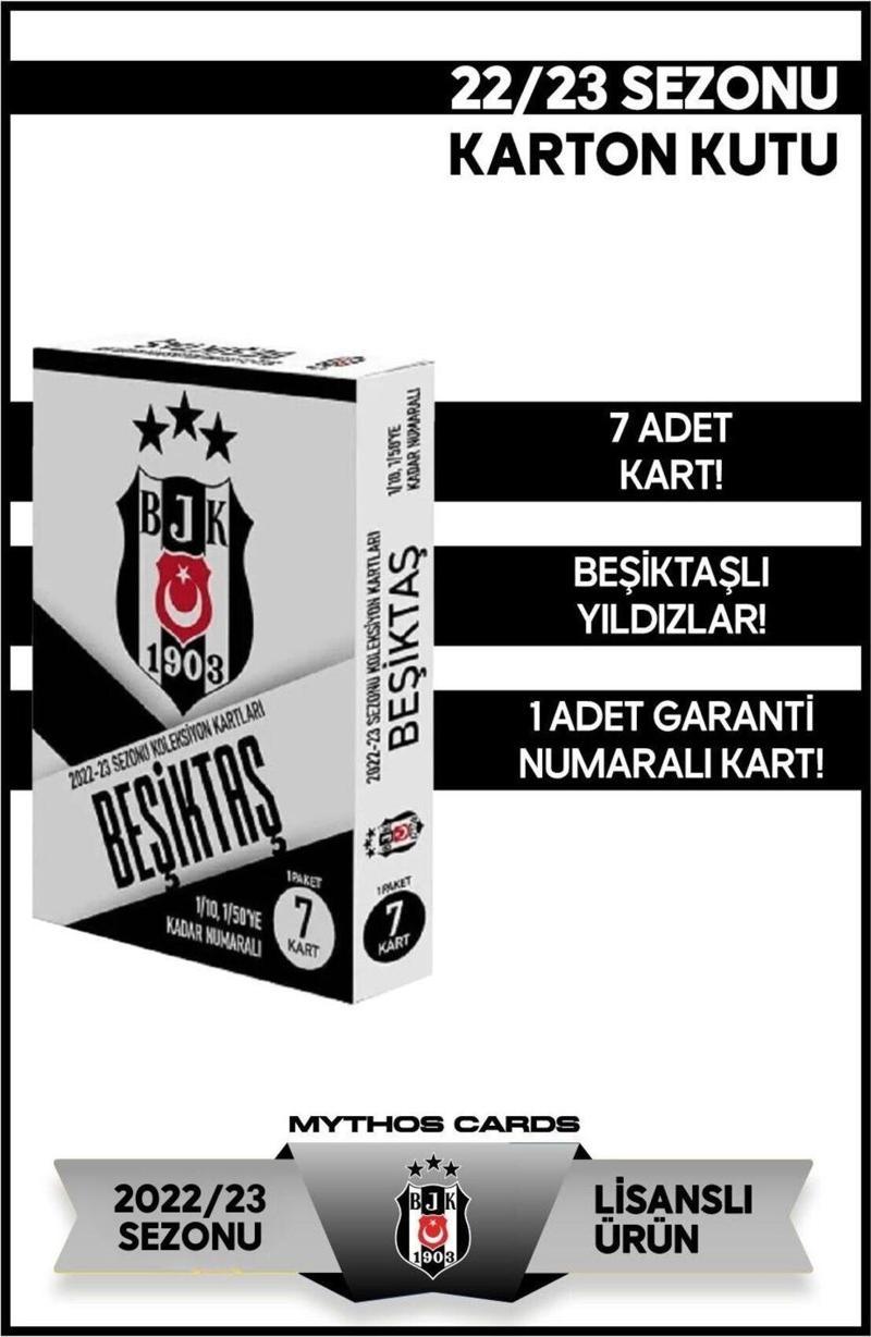 Beşiktaş 2022-2023 Sezonu Resmi Lisanslı Oyuncu Kartları - Futbolcu Kartları