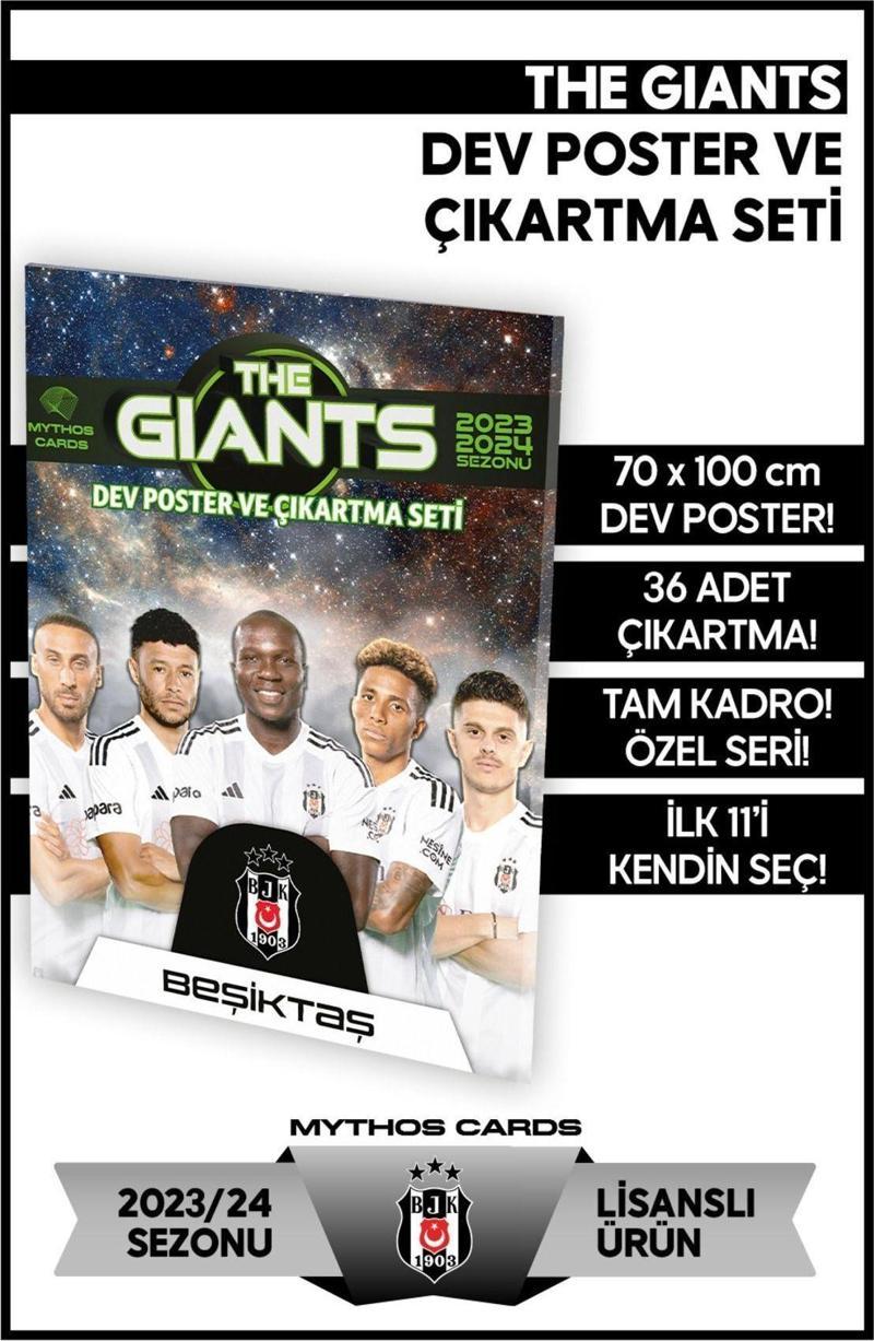 Beşiktaş The Giants Dev Poster Ve Çıkartma Seti