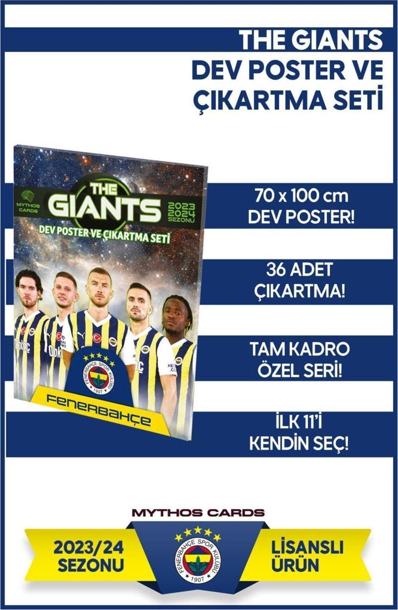 Fenarbahçe The Giants Dev Poster Ve Çıkartma Seti