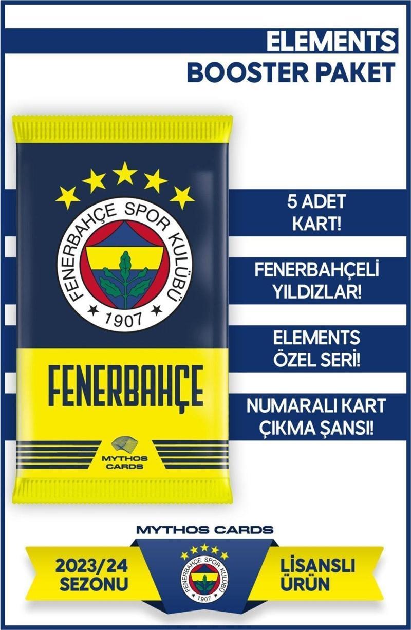 Fenerbahçe 2023-2024 Sezonu Elements Serisi - Booster Paket Futbolcu Kartları