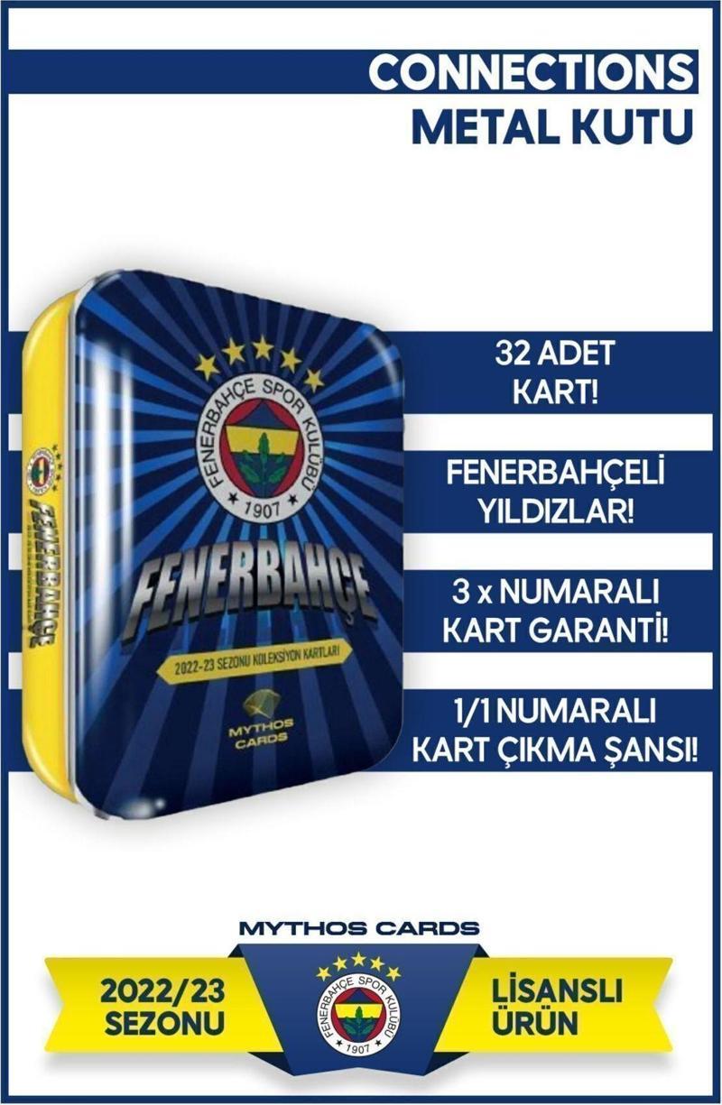 Fenerbahçe Connections 2022-2023 Metal Kutu Futbolcu Kartları