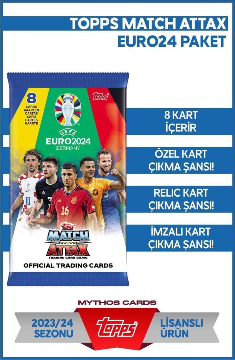 Official Euro 2024 Match Attax - Futbolcu Kartları