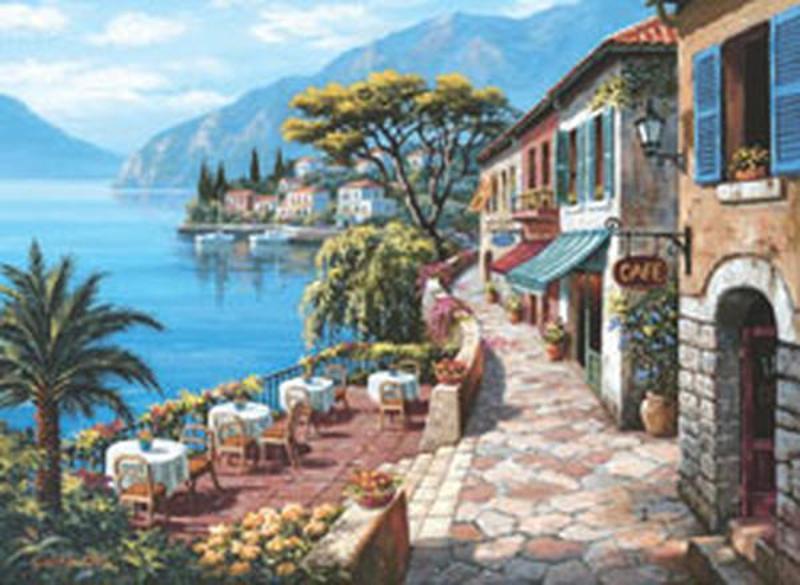 3085 Teras Cafe II 1000 Parça Puzzle