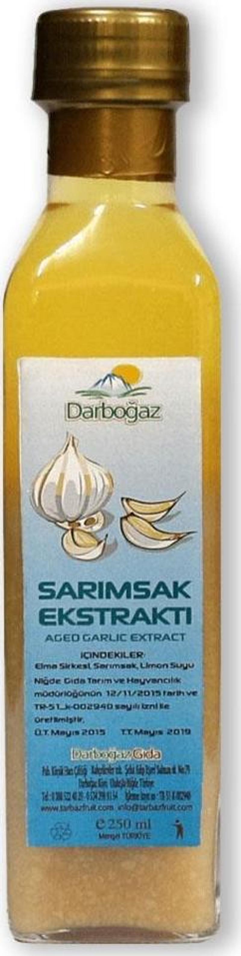 Sarımsak Ekstraklı Sirke Katkısız 500 Ml