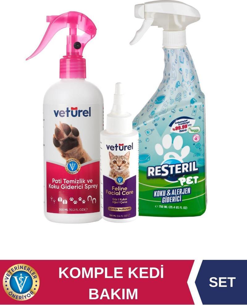 Kedi Kumu Koku Giderici Kedi Aknesi Kedi Tüy Sağlığı PET 750ml - Kedi Yüz Bakım - Pati Temizleyici 