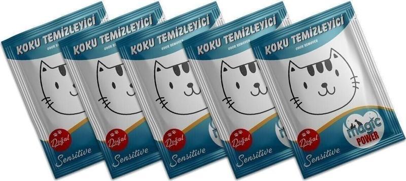 5'li Paket Kedi Kumu Koku Temizleyicisi Sensitive