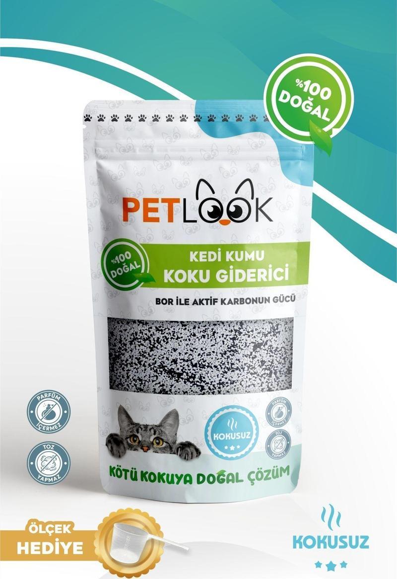 Kedi Kumu Koku Giderici, Bor ve Aktif Karbonlu Koku Giderici Kokusuz 300 GR,