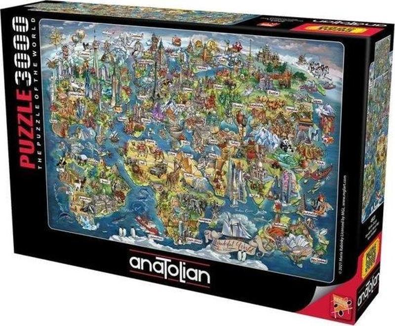 Harika Dünya 3000 Parça Puzzle