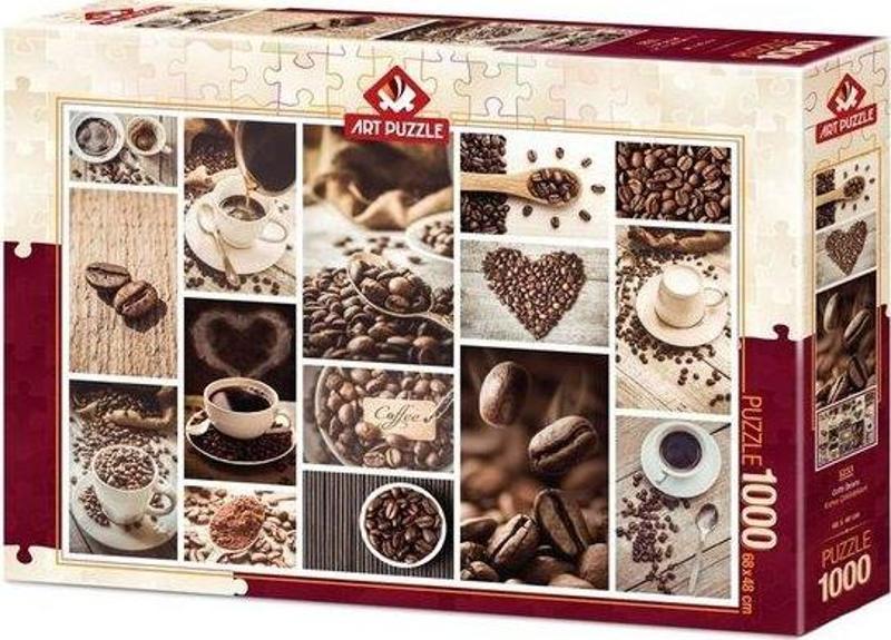 Kahve Çekirdekleri 1000 Parça Puzzle 5233