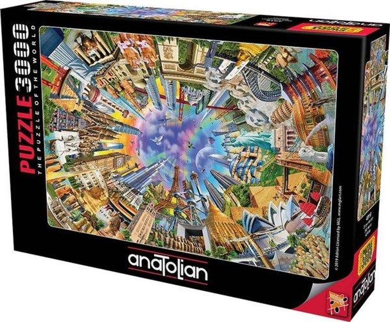 Anatolian Anatolian 4916 Dünya Anıtları 360 World 3000 Parça Puzzle